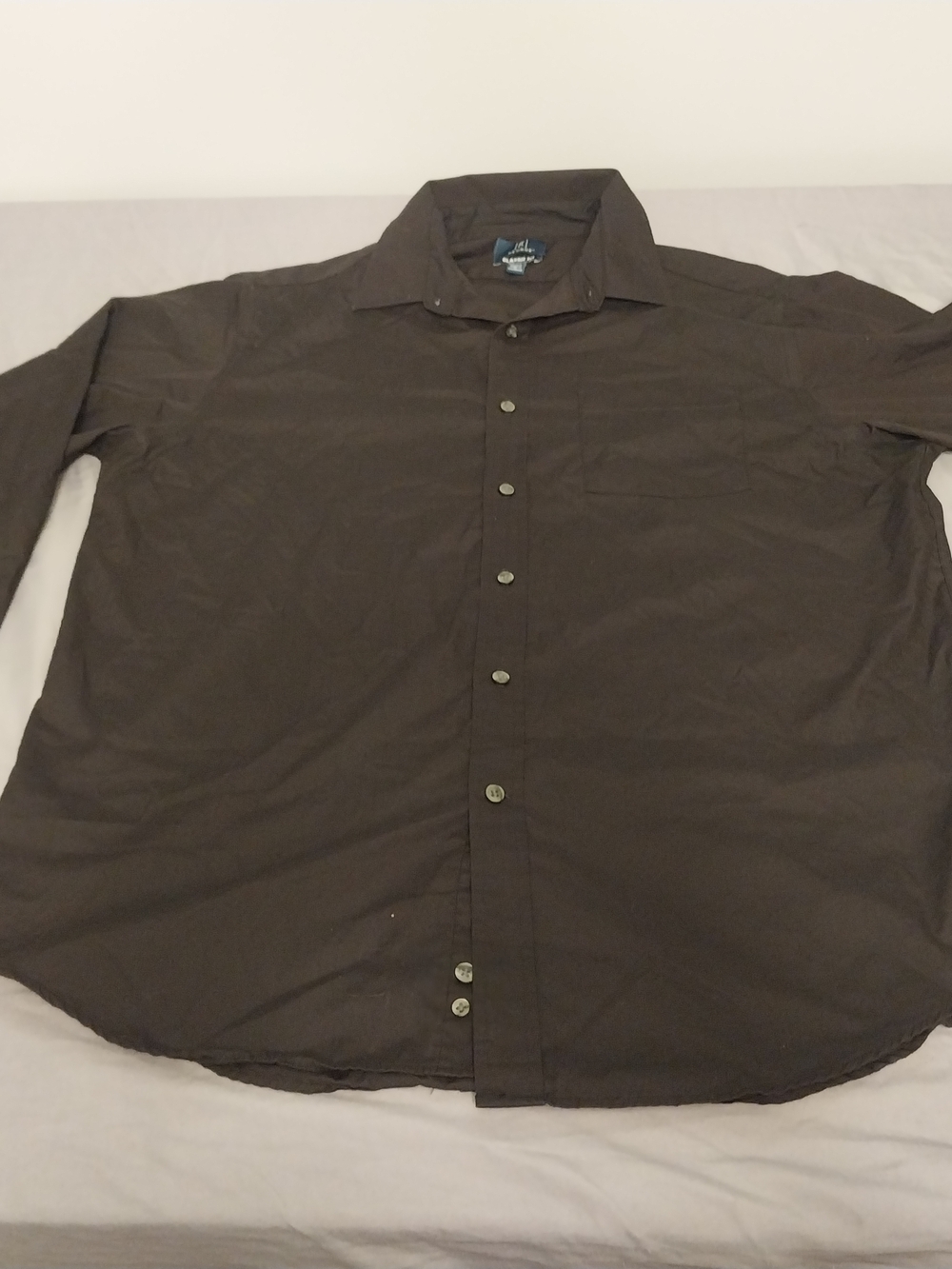 George Classic Fit Button Up Shirt L #0117